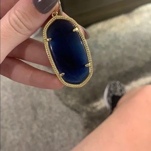 Kendra Scott navy Danielle earrings